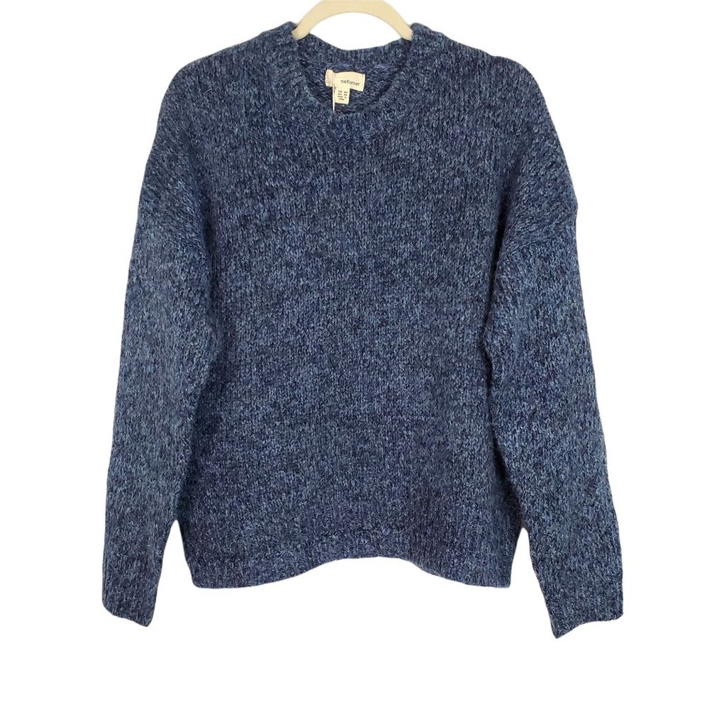 NWT The Korner Chunky Knit Crew Neck Pullover Sweater